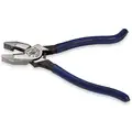 Klein Tools Linemans Pliers, Jaw Length: 1-19/32", Jaw Width: 1-1/4", Jaw Thickness: 5/8", Dipped Handle