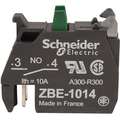 Schneider Electric Contact Block, 22mm, 1NO Contact Form, 10A @ 250VAC Contact Rating