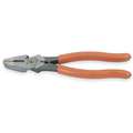 Linemans Pliers, Jaw Length: 1-19/32", Jaw Width: 1-1/4", Jaw Thickness: 5/8", Dipped Handle