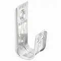 B-Line By Eaton J-Hook, Mounting Location Wall, Silver, Screw On, Max. Bundle Dia. 1-1/4"