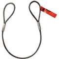 Dayton Wire Rope Sling: 3/4 in Rope Dia, 20 ft Sling Lg, 11,200 lb Vertical Hitch Capacity