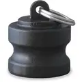 Dust Plug: 4 in Coupling Size, 75 psi Max. Working Pressure @ 70 F, 3 1/2 in Overall Lg, EPDM