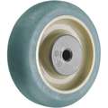 5" Caster Wheel, 325 lb. Load Rating, Wheel Width 1-1/4", Thermoplastic Rubber, Fits Axle Dia. 3/8"