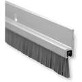 Door Sweep, Anodized Aluminum, 4 ft. Length, 3/4" Flange Height, 5/8" Insert Size