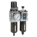 Filter/Regulator/Lubricator, 3/8" NPT, 0 to 125 PSI Adjustment Range - Air Treatment
