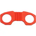 Zafety Lug Lock Wheel Nut Indicator, 32 mm, 4-1/8" Sizing, Orange