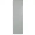 Bathroom Partition Components: 22 in Wd, 58 in Ht, 1 in Thick, Gray