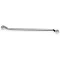 Proto Box End Wrench, Alloy Steel, Chrome, Head Size 16 mm, 18 mm, Overall Length 10-3/4", 15&deg;