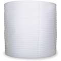 Polypropylene Foam Roll, 12"W x 600 ft., White, Perforated: Yes, Perforation Increments: 12"