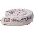 Absorbent Sock,Gray,6 Gal.,PK12