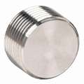 316 Stainless Steel Hex Socket Plug, MNPT, 1/4" Pipe Size - Pipe Fitting