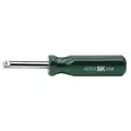 Sk Professional Tools Socket Driver, Overall Length 6", Drive Size 1/4", Alloy Steel, Chrome, Molded