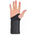 Condor Slide On, Single Strap Wrist Wrap, Elastic Material, Black, L/XL