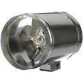 Galvanized Steel Axial Duct Booster, Fits Duct Dia. 10", Voltage 120V