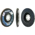 Metabo Flap Disc, 4-1/2", Type 29, Zirconia Alumina, 60 Grit, 7/8"