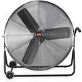 Dayton 30" Mobile Floor Fan, Non-Oscillating, 120V AC, Number of Speeds 3