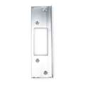 Aluminum Door Latch Guard, In or Out Opening Doors, Length 6", Width 1-3/4"