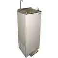 Refrigerated Free-Standing Water Cooler with Bottle Filling Station, 1 Level, Top Push Button Dispen