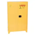 Eagle 45 gal. Flammable Cabinet, Self-Closing Safety Cabinet Door Type, 69" Height, 43" Width