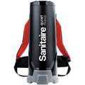 Sanitaire Backpack Vacuum, Corded, 120 cfm, HEPA Vacuum Filtration Type, 11.5 lb., 6-1/2 gal.