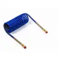 Grote Coiled Nylon Air Brake Assembly,8 ft. with 6" Lead, Blue