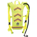 Ergodyne Hydration Pack: 70 oz./2 L, High Visibility Lime, 2 in Dp, 19 in L, 11 in Wd