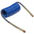 Grote Coiled Nylon Air Brake Assembly,12 ft. with 6" Lead, Blue