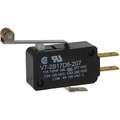 Honeywell 3A @ 240V Lever, Long, Roller Miniature Snap Action Switch; Series V7