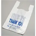Plastic Shopping Bag, T-Shirt Bags with Message, High Density Polyethylene (HDPE)