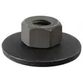 M6-1.00 Hex Nut with Free Spinning Washer; 24 mm dia., 24 mm Hex Size
