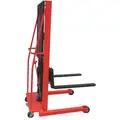 Manual Lift, Manual Push Stacker, 1000 lb. Load Capacity, Lifting Height Max. 64"