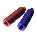 Anodized Glad Hand Set; Red,Blue