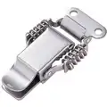 Draw Latch: Stainless Steel, Stainless Steel, 1 1/2 in Catch/Latch Ht, 2 1/2 in Catch/Latch Wd