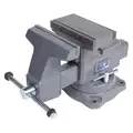 Standard Duty Combination Vise, 8" Jaw Width, 9-1/4" Max. Opening, 4-3/4" Throat Depth