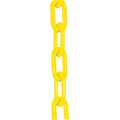 Mr. Chain Plastic Chain: Outdoor or Indoor, 3 in Size, 100 ft Lg, Yellow, Polyethylene