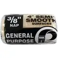 Premier Paint Roller Cover, Polyester Cover Material, 4" Length, 3/8" Nap