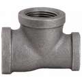 Reducing Tee: Malleable Iron, 1 in x 3/4 in x 1 in Fitting Pipe Size, Class 150