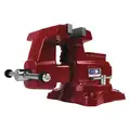 Standard Duty Combination Vise, 6-1/2" Jaw Width, 6" Max. Opening, 4-1/4" Throat Depth