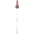 At-A-Glance Leak Gauge: For 44 in Container Dp, 2 in, Aluminum / Polypropylene, 0 in Extension Lg
