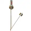 Krueger Level Gauge: For 40 in Container Dp, 2 in, 316 Stainless Steel / 304 Stainless Steel