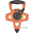 Lufkin 50 ft. Fiberglass SAE Long Tape Measure, Black/High Visibility Orange