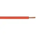 500 ft. MTW, TFF, AWM, TEW Hookup Wire, Nominal Outside Dia.: 0.110", Wire Color: Red