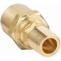 Hydraulic Hose Fitting, Fitting Material Brass x Brass, Fitting Size 1/4" x 1/4 in