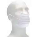Nuisance Dust Mask, Molded, White, Mask Size: Universal, 50PK