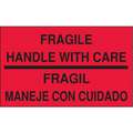 Bilingual Shipping Labels, Fragile Handle with Care/Fragil Manege Con Cuidado, 5" x 3", PK 500