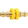 Push-On Hose Fitting, Fitting Material Brass x Brass, Fitting Size 3/4" x 3/4"