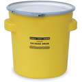 Eagle Salvage Drum: HDPE, 20 gal, Lever Lock Ring, Unlined/No Interior Coating, Metal, 1H2/X75/S