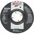 United Abrasives-Sait 4-1/2" Type 27 Aluminum Oxide Depressed Center Wheels, 7/8" Arbor, 0.045"-Thick, 13, 300 RPM