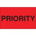 Shipping Labels, Priority, Paper, Adhesive Back, 5" Width, 3" Height, PK 500