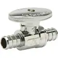 Multi-Turn Supply Stop: Straight Body, 1/2 in Inlet Size, 3/8 in Outlet Size, 34&deg; to 73&deg;F